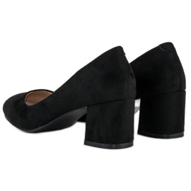 Escarpins en daim VINCEZA le noir 4