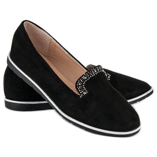 Anesia Paris Seigneurs noirs avec des cristaux le noir 2