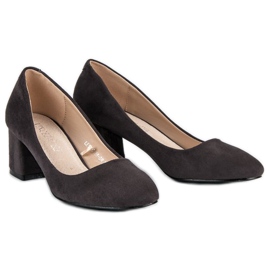 Escarpins en daim VINCEZA gris 3