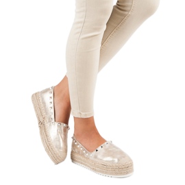 Forever Folie Espadrilles sur la plate-forme jaune 7