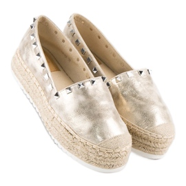 Forever Folie Espadrilles sur la plate-forme jaune 5