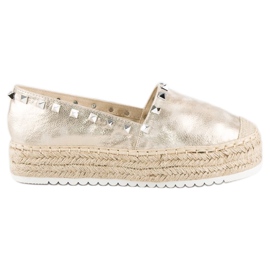 Forever Folie Espadrilles sur la plate-forme jaune 6