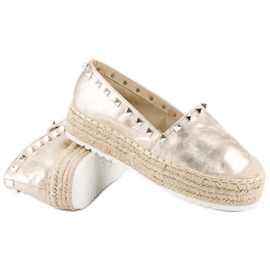 Forever Folie Espadrilles sur la plate-forme jaune 3