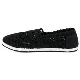 Marquiz Baskets en dentelle noire 2