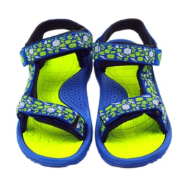 Sandales pour enfants bleu American Club 8122 vert 4 Sandales pour enfants bleu American Club 8122 vert 4