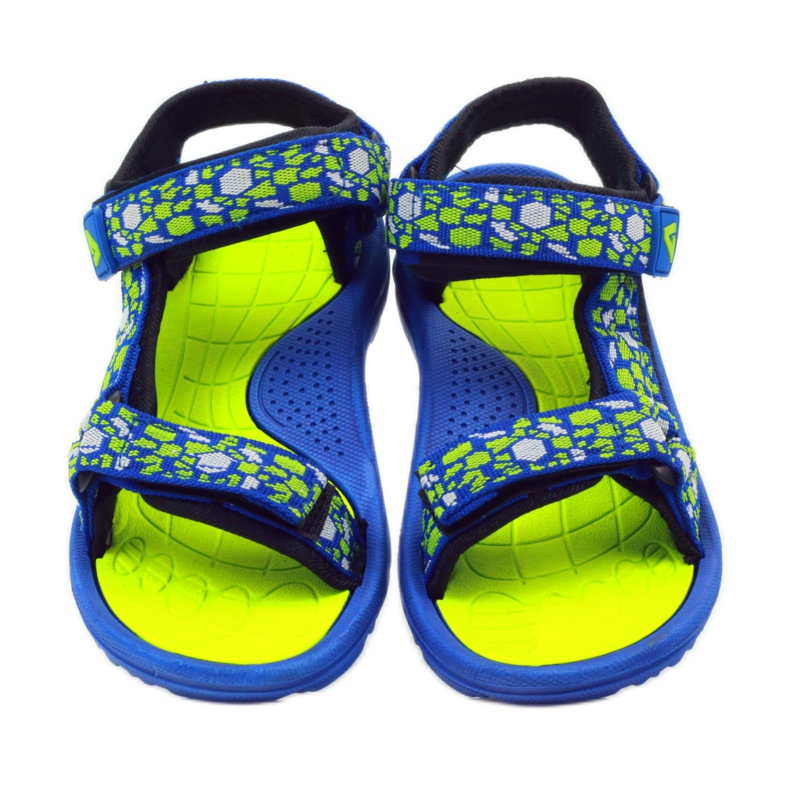 Sandales pour enfants bleu American Club 8122 vert 4 Sandales pour enfants bleu American Club 8122 vert 4