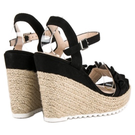 Bello Star Sandales espadrilles noires le noir 1
