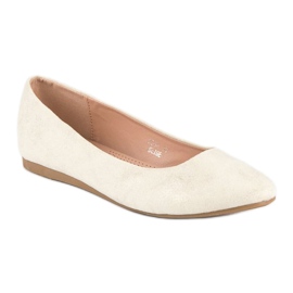 Nio Nio Ballerines en daim brun 3