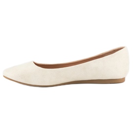 Nio Nio Ballerines en daim brun 4