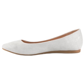 Nio Nio Ballerines en daim gris 2
