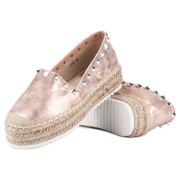 Forever Folie Espadrilles sur la plate-forme rose 1