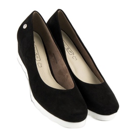 Filippo Escarpins femme en daim le noir 5