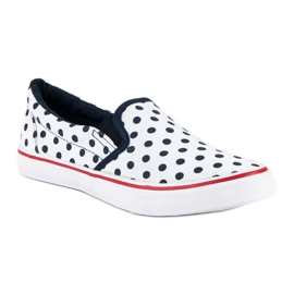 McKey Baskets slipony à pois blanche 2