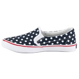 McKey Baskets slipony à pois bleu 2