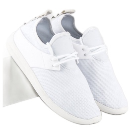Super Me Baskets textiles blanches 1
