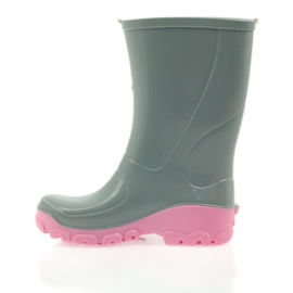 Galoches aux ions d'argent Ren But gris rose 2