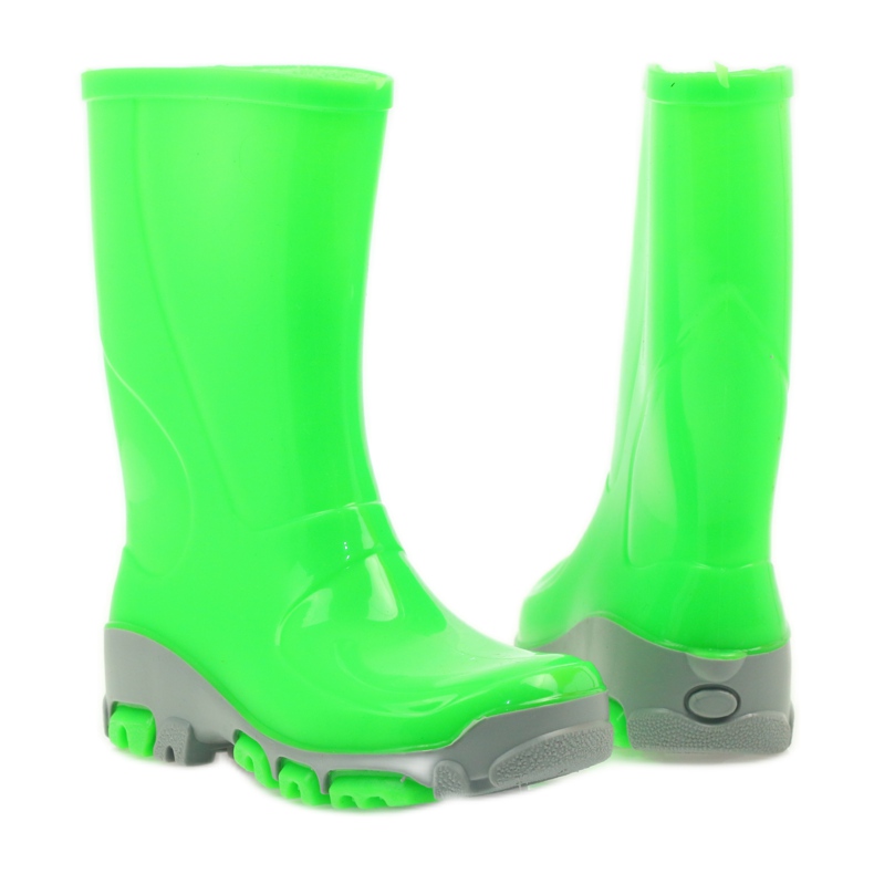Galoches vertes avec des ions d'argent Ren But 3