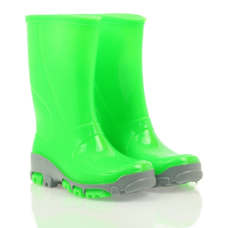 Galoches vertes avec des ions d'argent Ren But 4