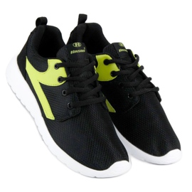Hasby Chaussures de sport textiles le noir jaune 3