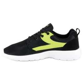 Hasby Chaussures de sport textiles le noir jaune 1