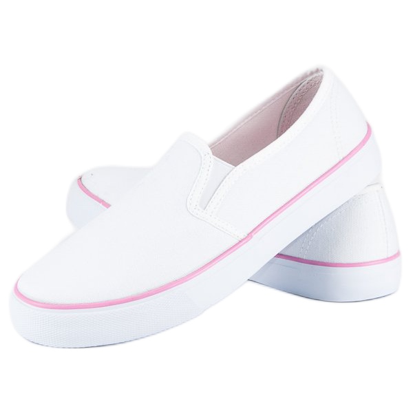 McKey Slipons textiles blancs blanche 2 McKey Slipons textiles blancs blanche 2