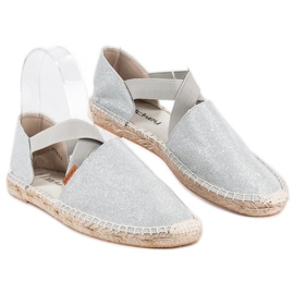McKey Espadrilles argentées gris 2