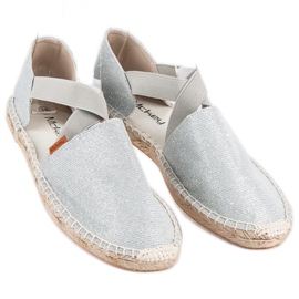 McKey Espadrilles argentées gris 3