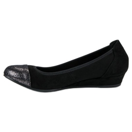 Filippo Ballerines noires le noir 1
