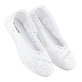 Seastar Ballerines en dentelle blanche 1