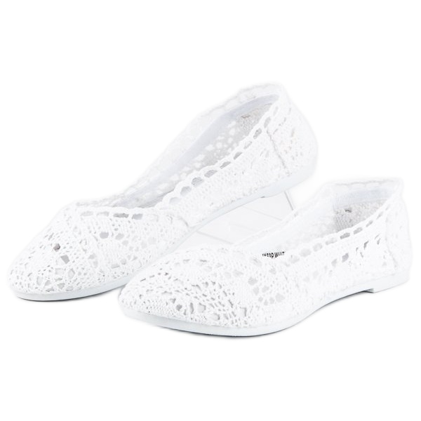 Seastar Ballerines en dentelle blanche 2