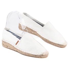 McKey Espadrilles blanches confortables 2