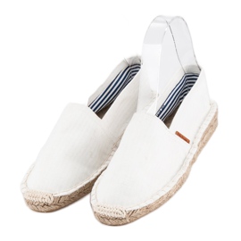 McKey Espadrilles blanches confortables 3