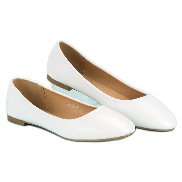 SDS Ballerines blanches 1