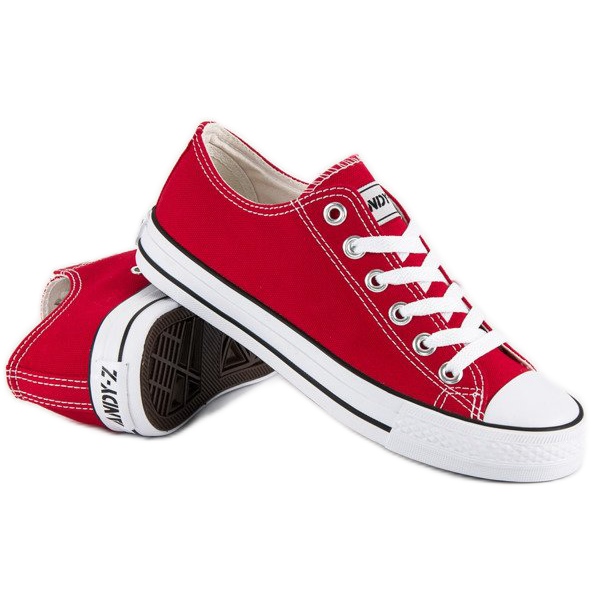 Andy Z Baskets classiques rouge 1