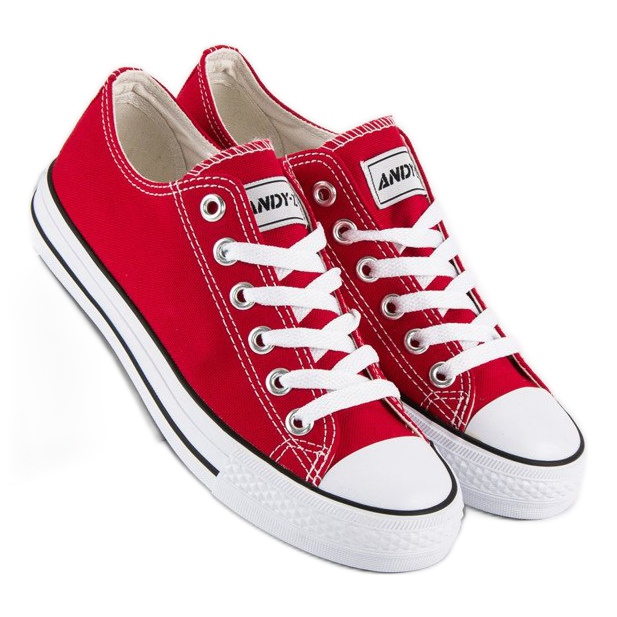 Andy Z Baskets classiques rouge 2