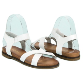 Nio Nio Sandales blanches femme 1