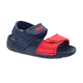 American Club sandales américaines chaussures d'eau pour enfants rouge bleu marin 1