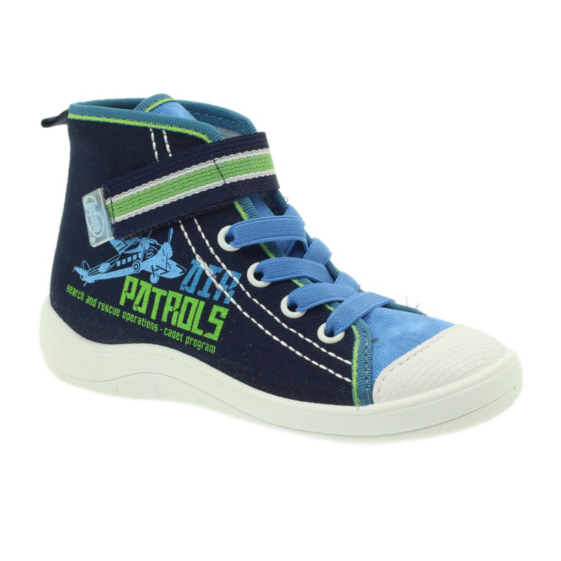 Chaussures enfants Befado, baskets, chaussons 268x066 bleu marine bleu vert 1