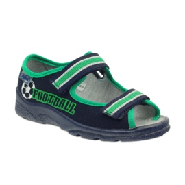 Sandales garçon Befado 969x078 bleu marine vert 1 Sandales garçon Befado 969x078 bleu marine vert 1