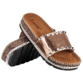 Seastar Pantoufles élégantes pour femmes rose 2 Seastar Pantoufles élégantes pour femmes rose 2