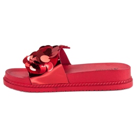 Seastar Chaussons rouges femme 1