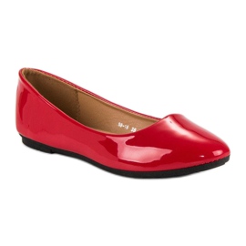 Ch. Creation Ballerines laquées rouge 2