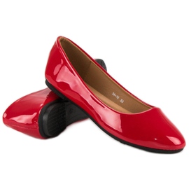 Ch. Creation Ballerines laquées rouge 4