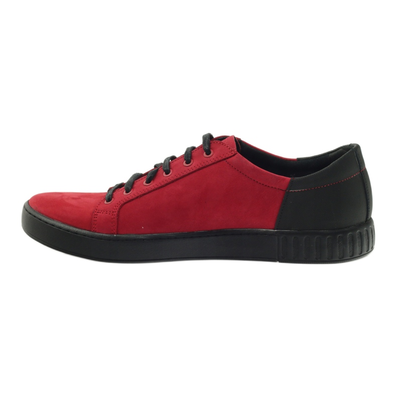Badura 3356 chaussures de sport rouges noir 2