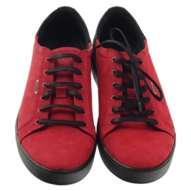 Badura 3356 chaussures de sport rouges le noir 4