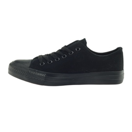 DK Baskets noires nouées le noir 2