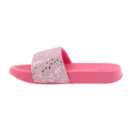 Chaussons profilés Big Star paillettes rose 2