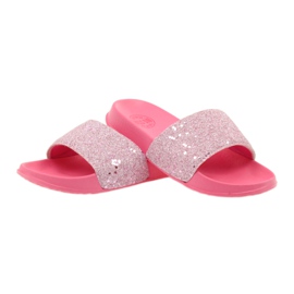Chaussons profilés Big Star paillettes rose 3