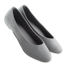 Ballerines femme gris doux JX51 1