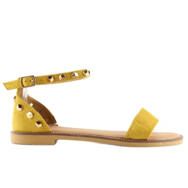 Sandales Jaunes à Clous 117-11 Jaune 5